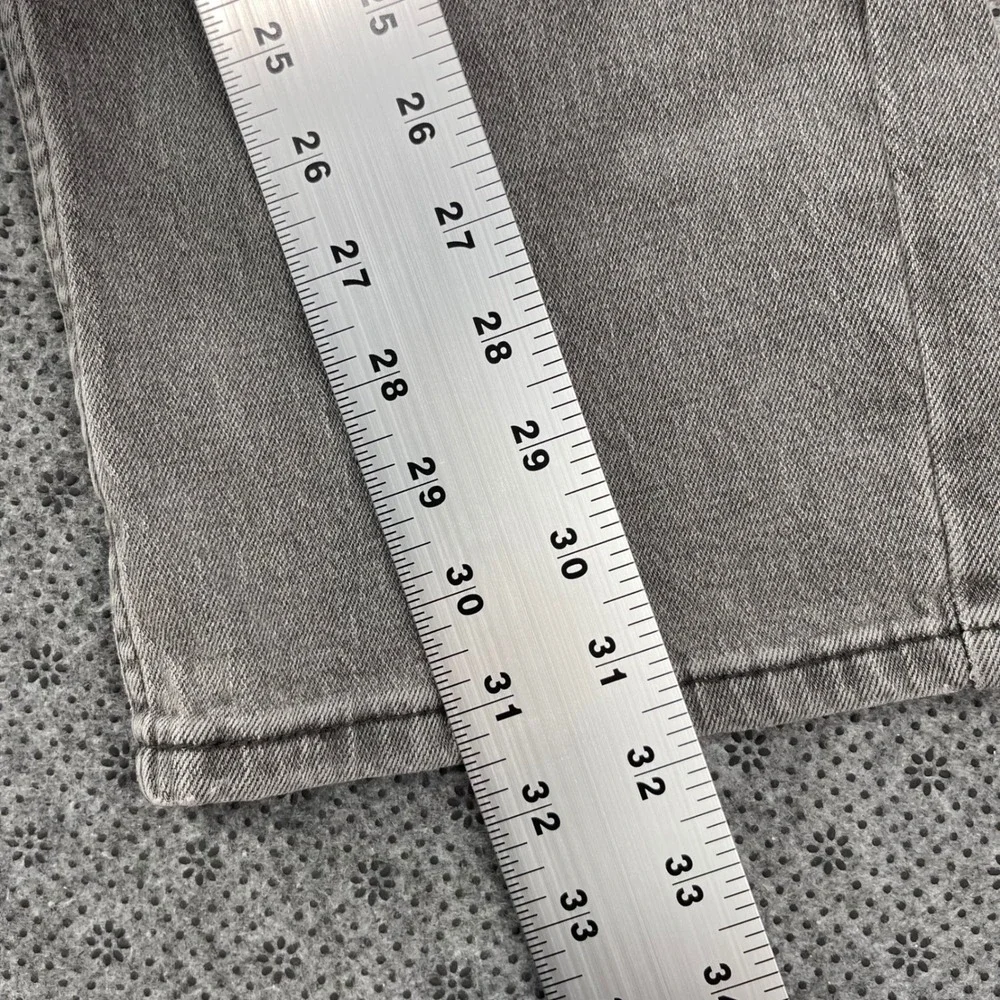 Levis 559 Relaxed Straight Jeans Mens 36x32 Grey Stretch Denim WaterLess Denim